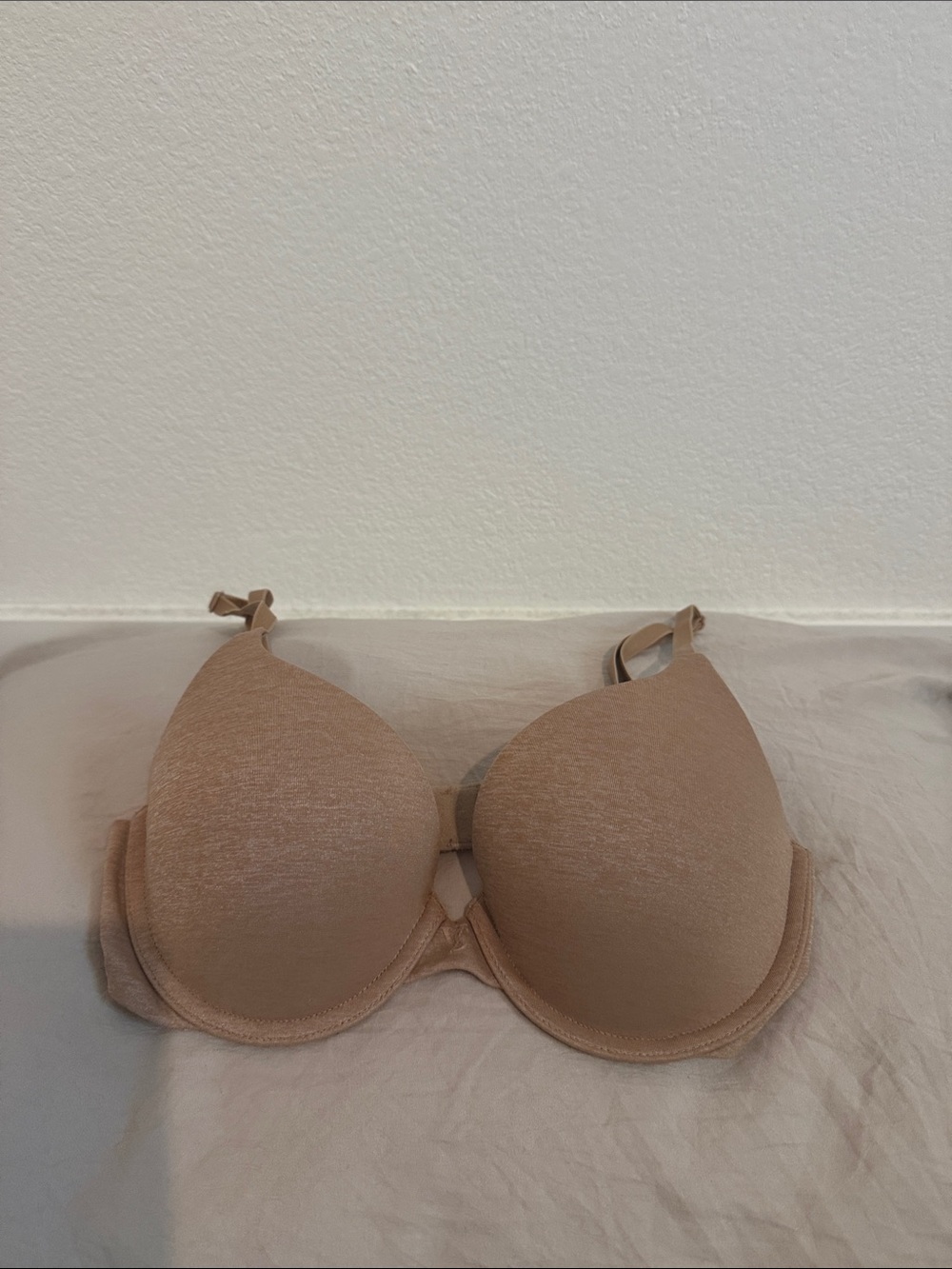 Victoria’s Secret Smooth Molded Beige Push-Up Bra with Adjustable Straps